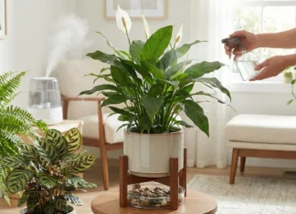 Skrzydłokwiat – podlewanie, zraszanie i wilgotność powietrza Skrzydłokwiat – podlewanie, zraszanie i wilgotność