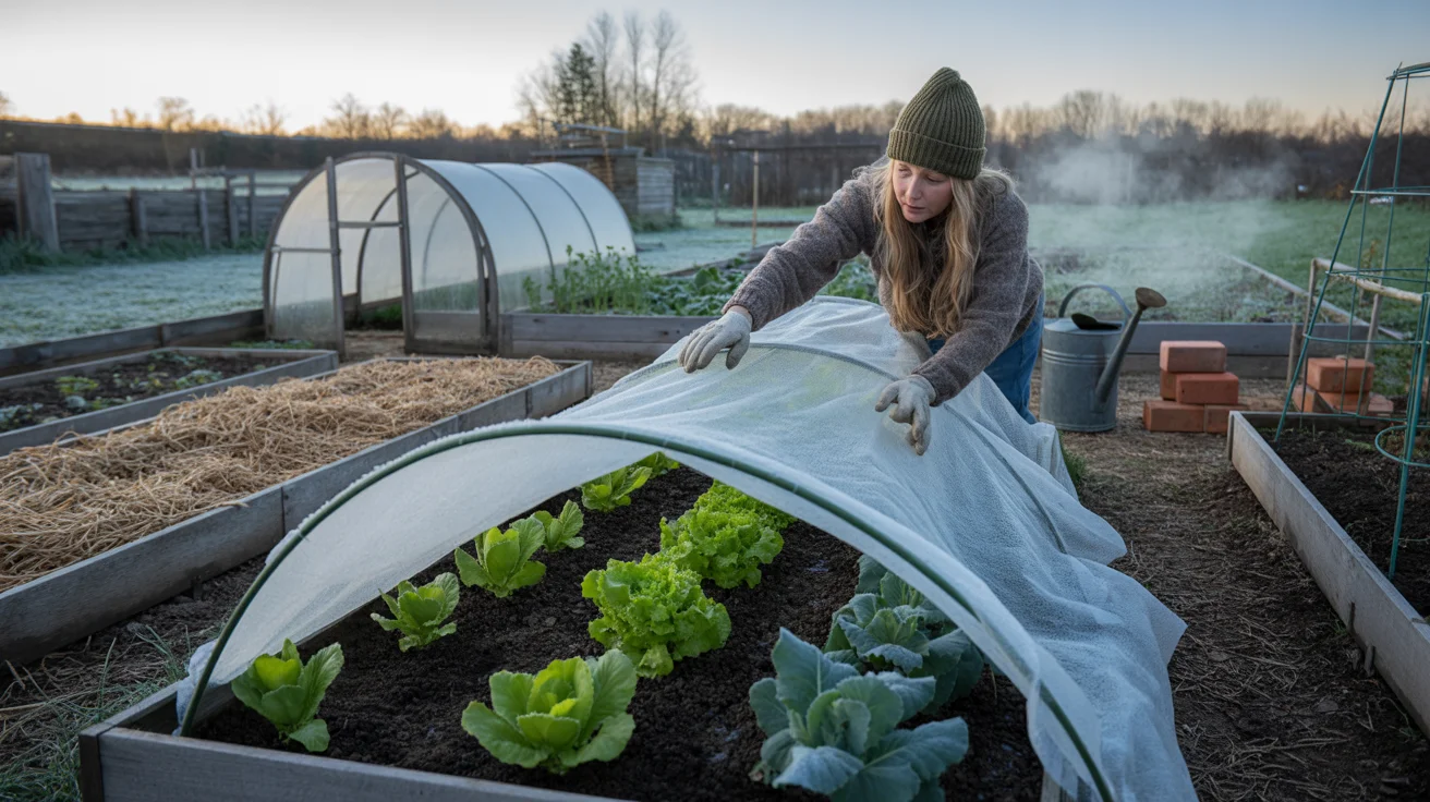 Jak chronić warzywa przed przymrozkami wiosną i jesienią