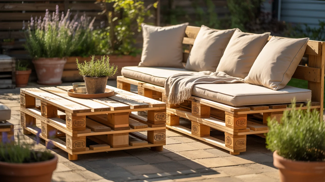 Meble ogrodowe z palet – kreatywne projekty DIY