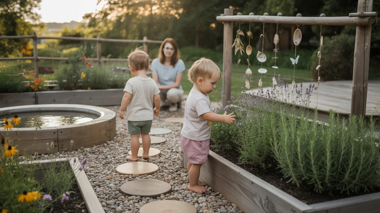 Sensoryczny ogród dla dzieci: zapachy, kolory i smaki do zabawy