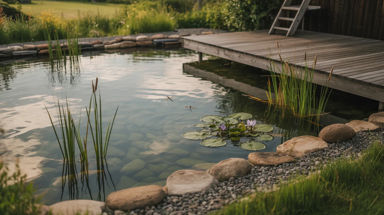 Naturalny staw kąpielowy: alternatywa dla basenu w ogrodzie