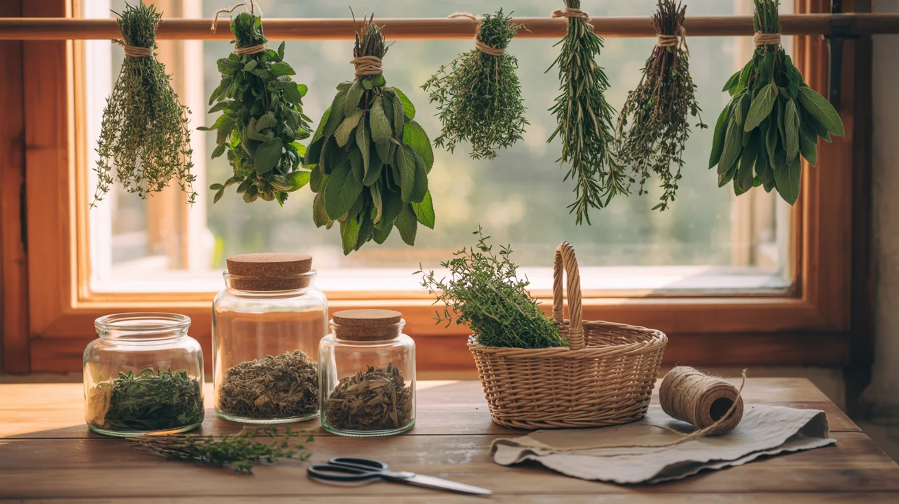 Zioła w kuchni – jak suszyć i przechowywać domowe zbiory