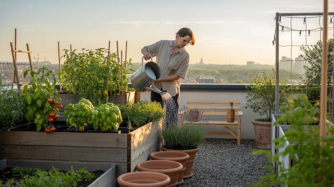 Ogród na dachu: urban gardening w praktyce