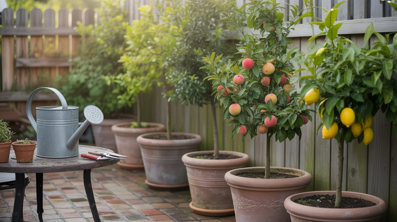 Drzewka owocowe karłowe na balkon i taras