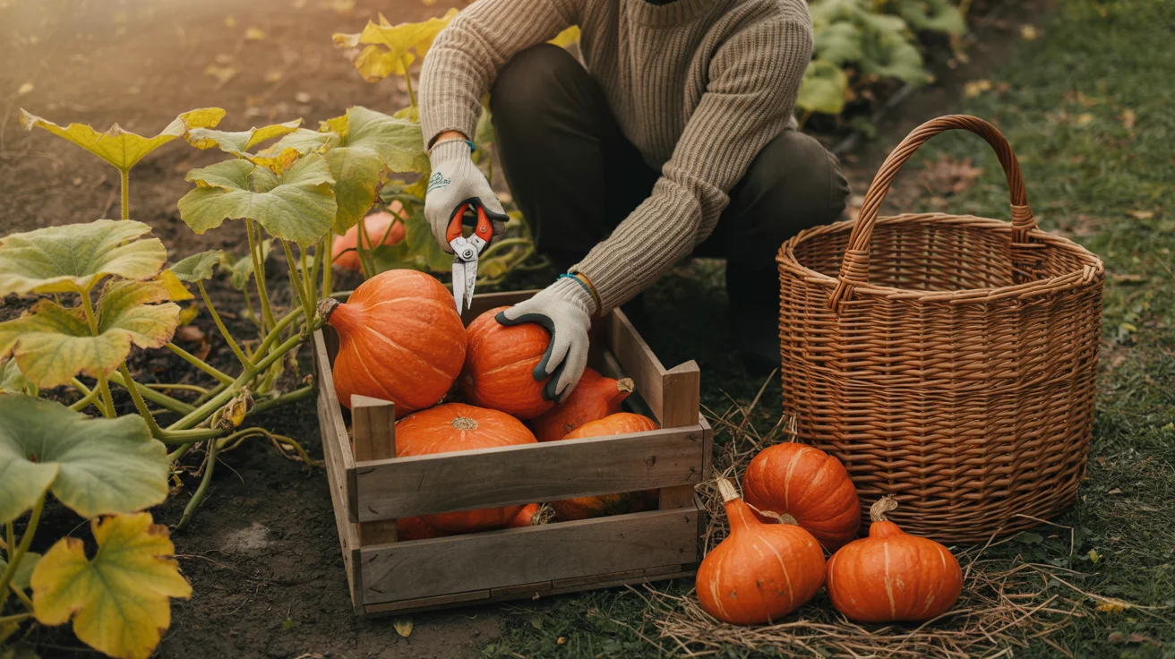 Zbiór dyni Hokkaido: kiedy zbierać i jak rozpoznać dojrzałość