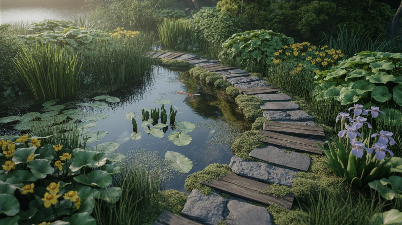 Ogród bagienny: jak zagospodarować podmokły teren